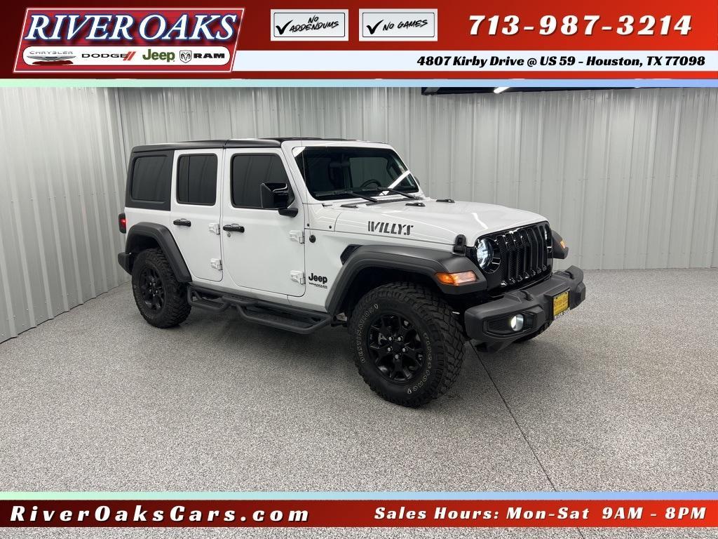 used 2022 Jeep Wrangler Unlimited car, priced at $33,485