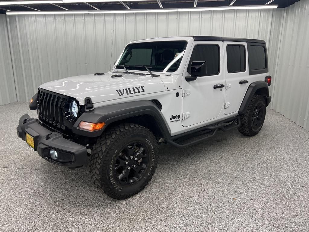 used 2022 Jeep Wrangler Unlimited car, priced at $33,485