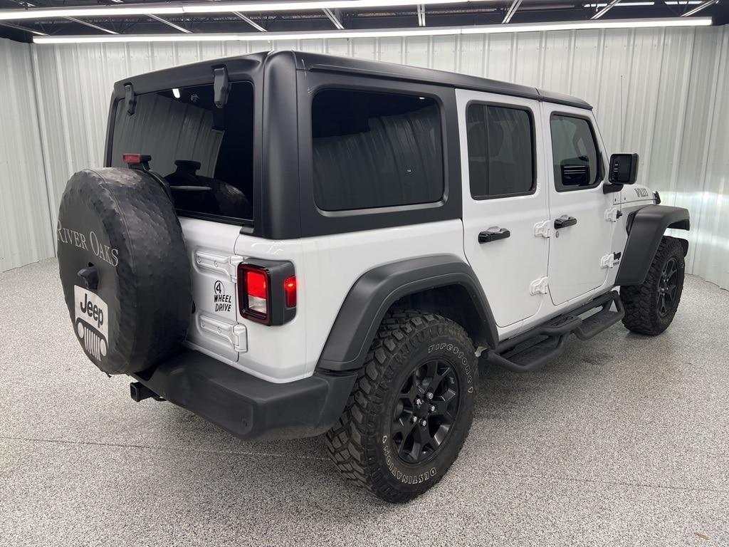 used 2022 Jeep Wrangler Unlimited car, priced at $33,485