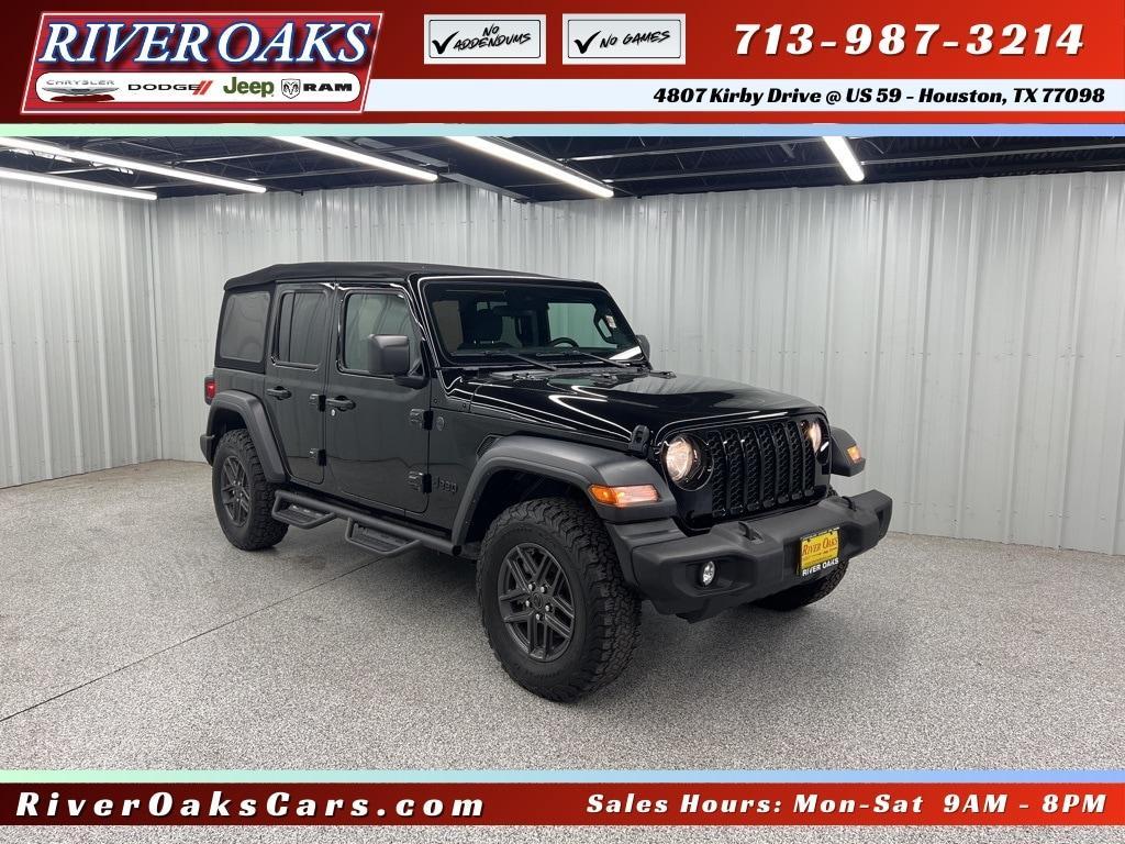 used 2024 Jeep Wrangler car, priced at $35,486
