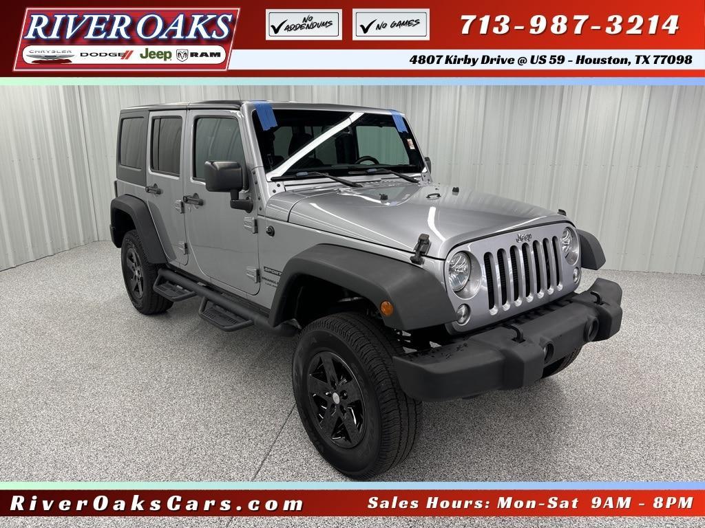 used 2018 Jeep Wrangler JK Unlimited car, priced at $21,883