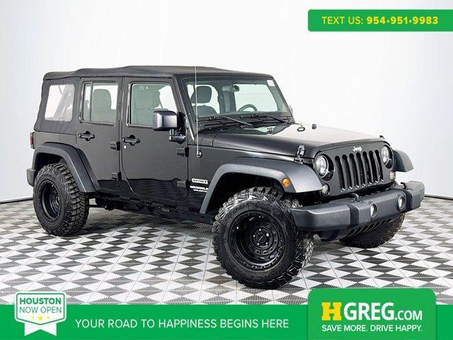 used 2017 Jeep Wrangler Unlimited car, priced at $21,498