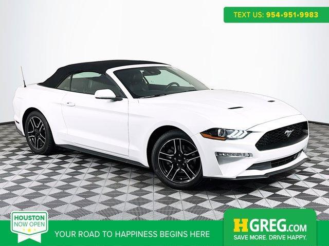 used 2021 Ford Mustang car, priced at $18,198