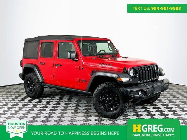 used 2022 Jeep Wrangler Unlimited car, priced at $32,998