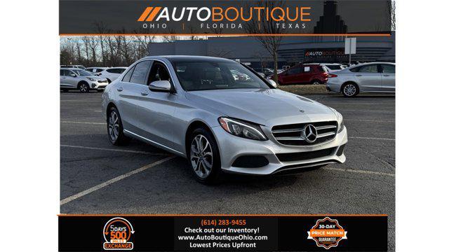 used 2018 Mercedes-Benz C-Class car, priced at $17,000