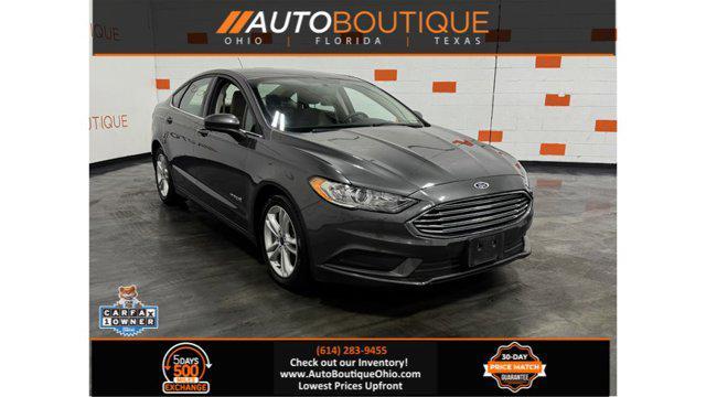 used 2018 Ford Fusion Hybrid car, priced at $10,600