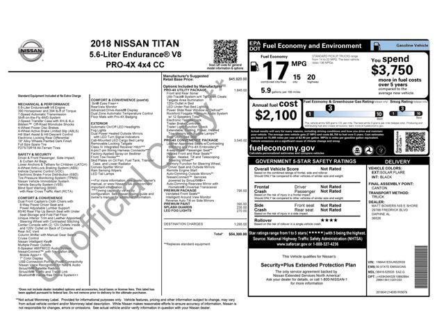 used 2018 Nissan Titan car, priced at $26,045