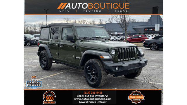 used 2020 Jeep Wrangler Unlimited car, priced at $24,900