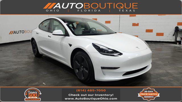 used 2023 Tesla Model 3 car, priced at $23,545