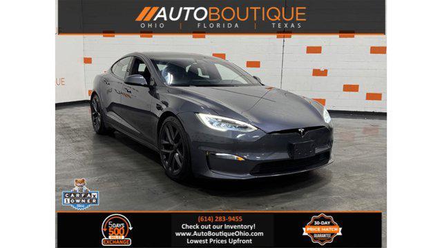 used 2021 Tesla Model S car, priced at $55,800