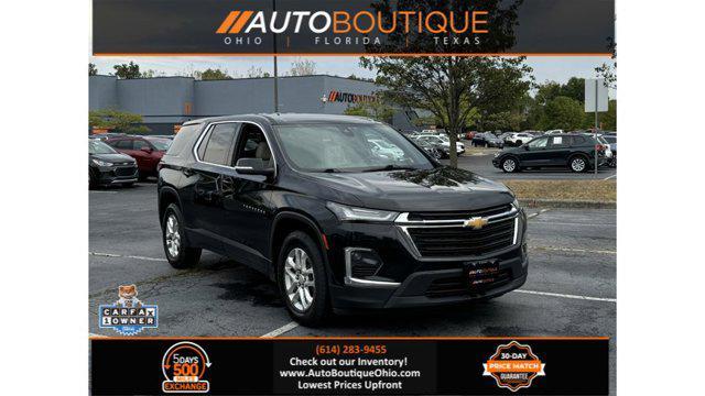 used 2022 Chevrolet Traverse car, priced at $18,200