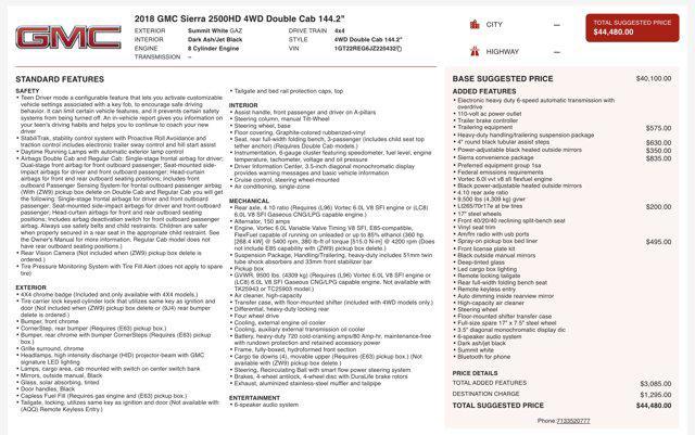used 2018 GMC Sierra 2500 car, priced at $23,545