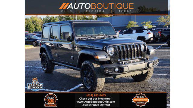 used 2022 Jeep Wrangler Unlimited car, priced at $30,900