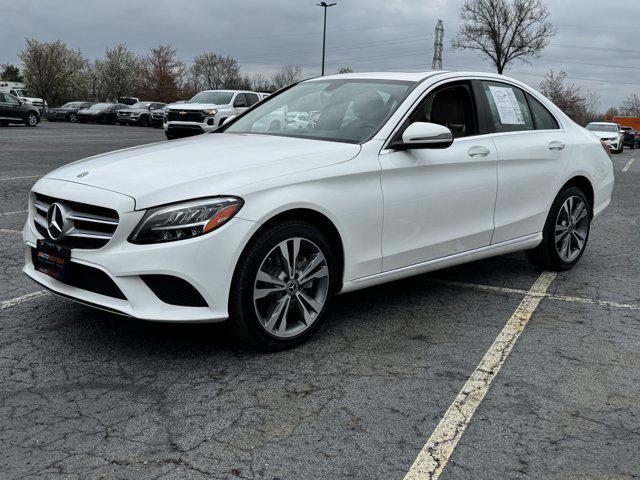 used 2021 Mercedes-Benz C-Class car, priced at $25,600