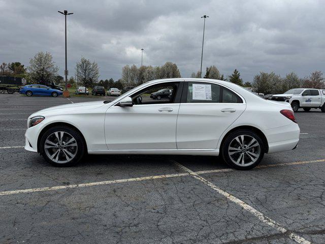 used 2021 Mercedes-Benz C-Class car, priced at $25,600