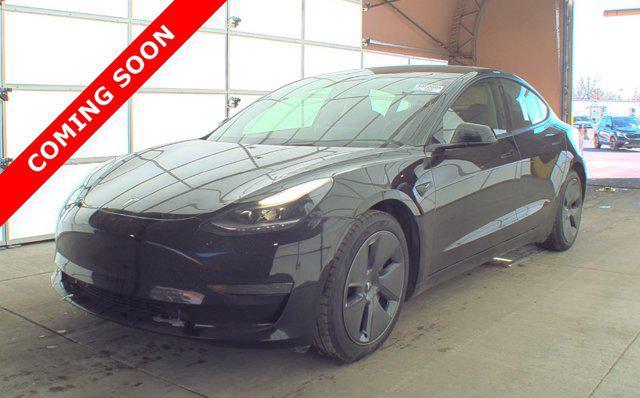 used 2022 Tesla Model 3 car, priced at $23,045