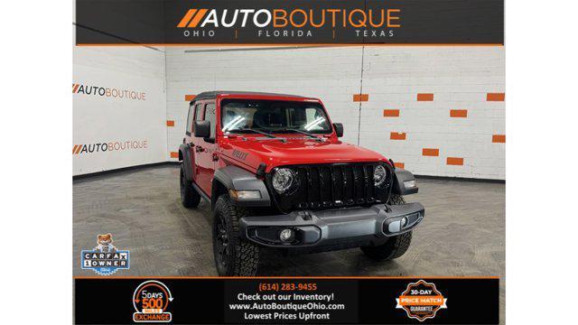 used 2021 Jeep Wrangler Unlimited car, priced at $24,500