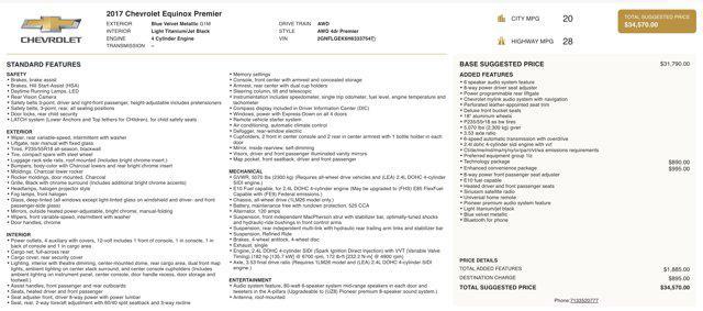 used 2017 Chevrolet Equinox car, priced at $10,000