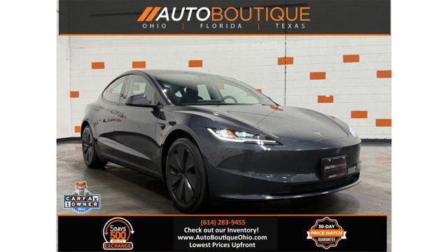 used 2024 Tesla Model 3 car, priced at $34,500