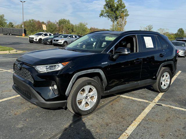 used 2021 Toyota RAV4 Hybrid car, priced at $28,000