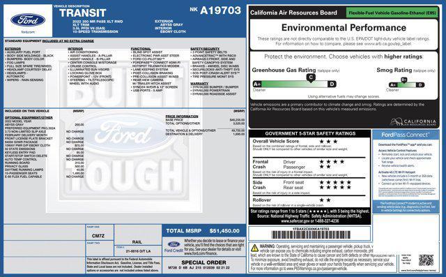 used 2022 Ford Transit-350 car, priced at $33,900