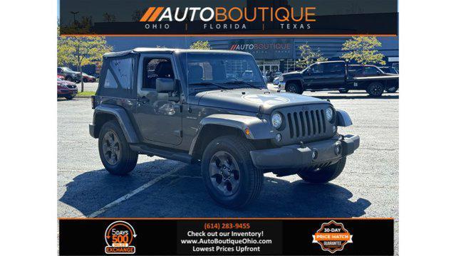 used 2017 Jeep Wrangler car, priced at $17,500