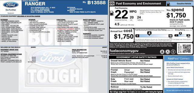 used 2019 Ford Ranger car, priced at $25,045