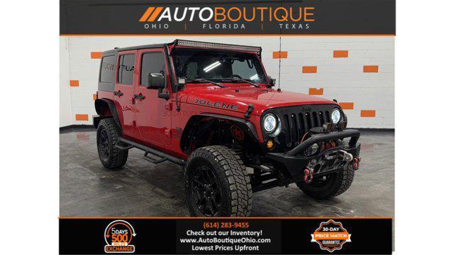 used 2016 Jeep Wrangler Unlimited car, priced at $17,045