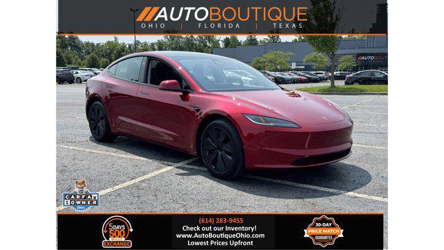 used 2024 Tesla Model 3 car, priced at $32,500