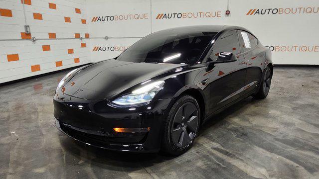 used 2022 Tesla Model 3 car, priced at $21,500