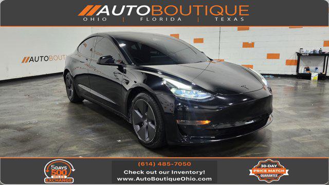 used 2022 Tesla Model 3 car, priced at $21,500
