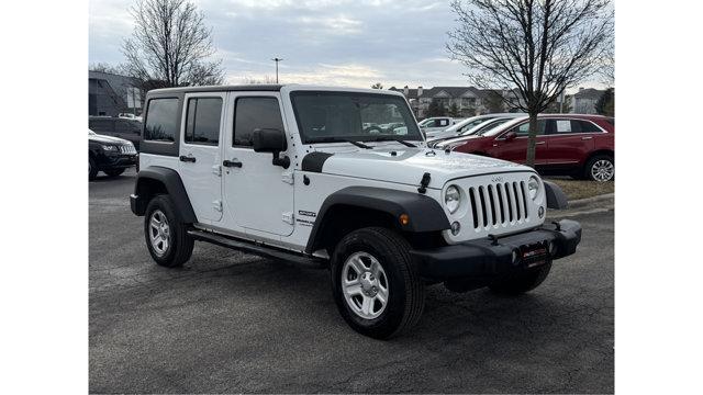 used 2018 Jeep Wrangler JK Unlimited car, priced at $18,000