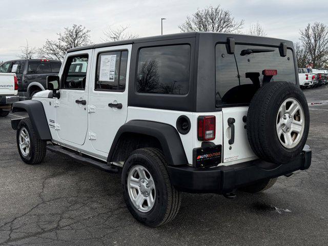 used 2018 Jeep Wrangler JK Unlimited car, priced at $18,000