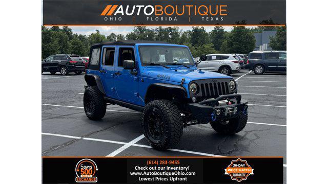 used 2016 Jeep Wrangler Unlimited car, priced at $19,545