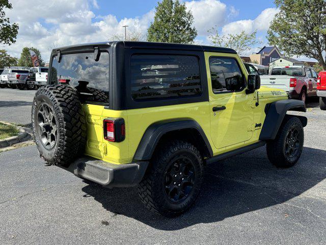 used 2022 Jeep Wrangler car, priced at $29,545