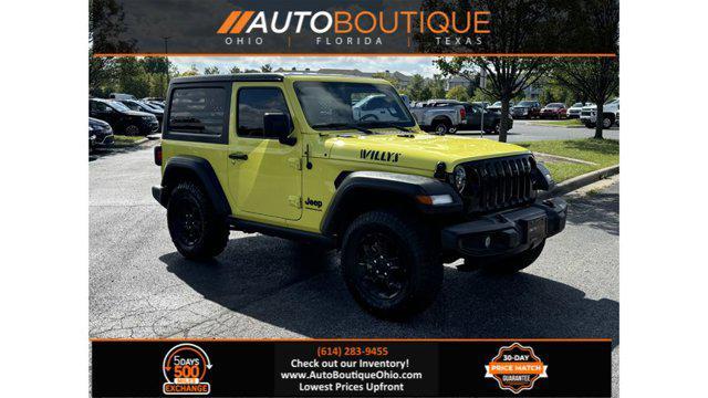 used 2022 Jeep Wrangler car, priced at $29,545