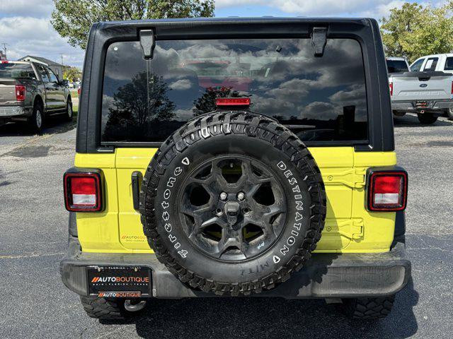 used 2022 Jeep Wrangler car, priced at $29,545