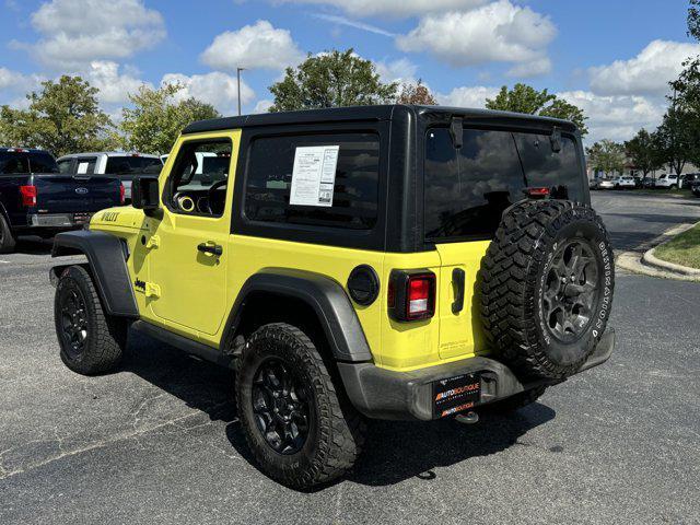 used 2022 Jeep Wrangler car, priced at $29,545