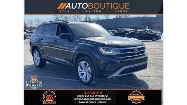 used 2021 Volkswagen Atlas car, priced at $23,500