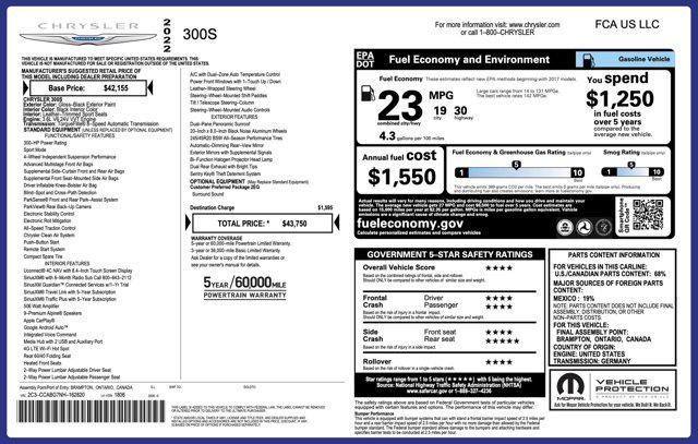 used 2022 Chrysler 300 car, priced at $20,445