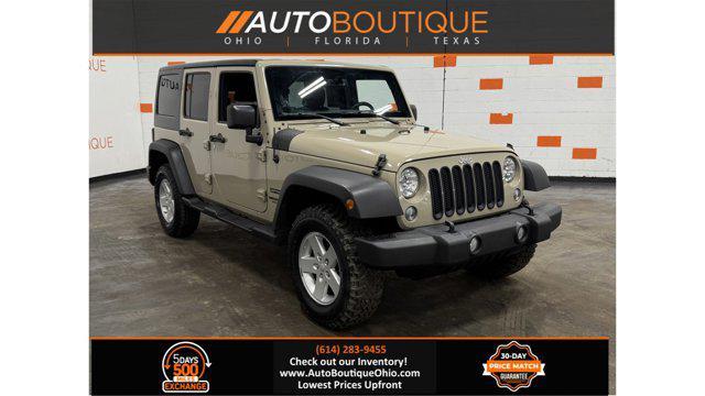 used 2017 Jeep Wrangler Unlimited car, priced at $17,500