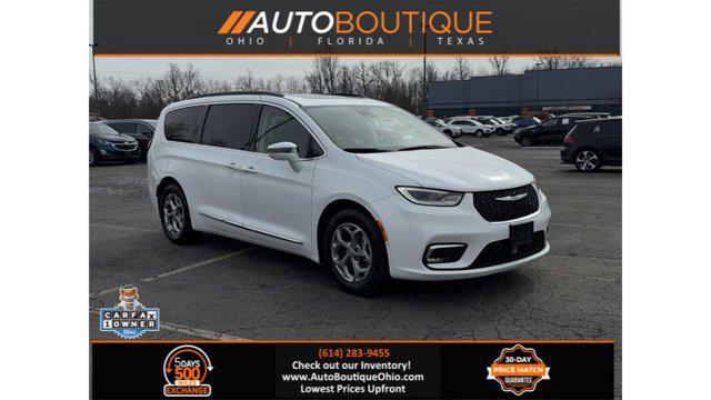 used 2022 Chrysler Pacifica car, priced at $20,800