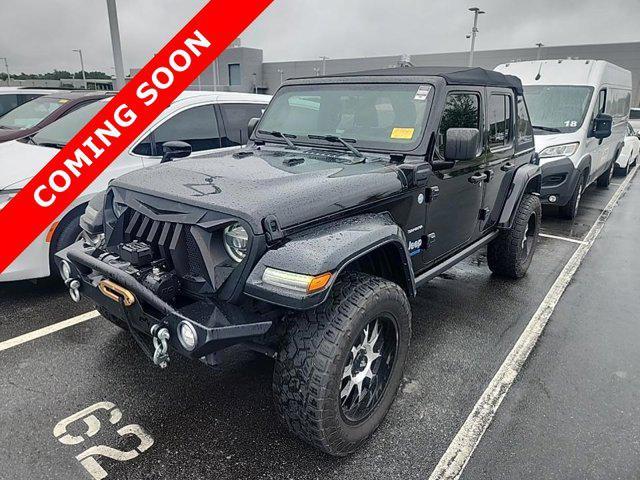 used 2021 Jeep Wrangler Unlimited 4xe car, priced at $28,045