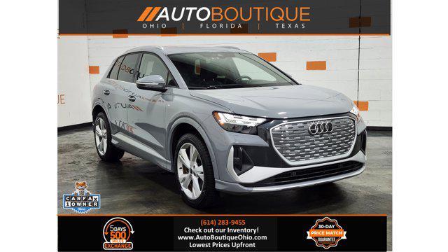 used 2023 Audi Q4 e-tron car, priced at $30,300