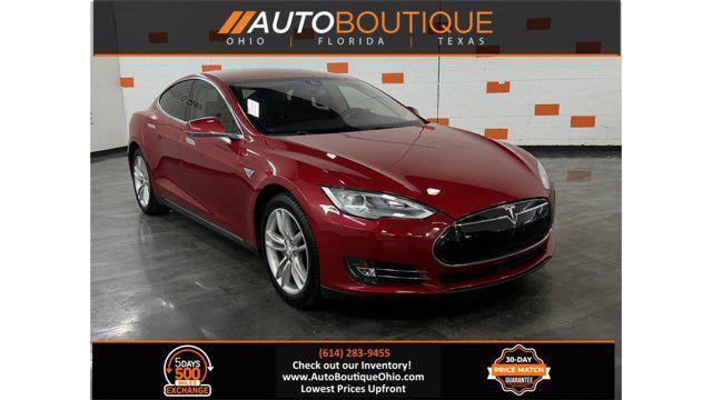 used 2014 Tesla Model S car, priced at $18,700