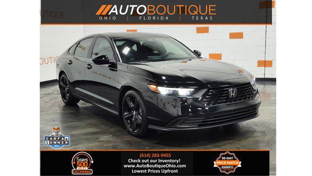 used 2023 Honda Accord Hybrid car, priced at $26,100