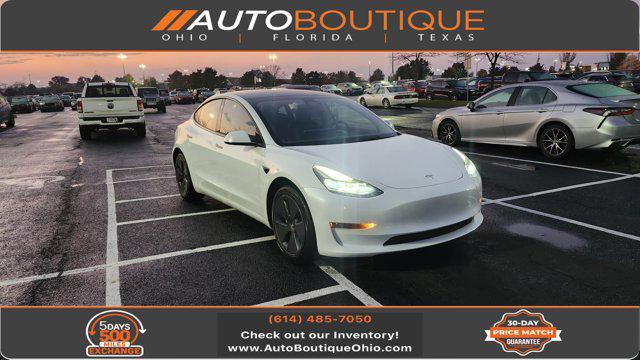 used 2023 Tesla Model 3 car, priced at $22,700