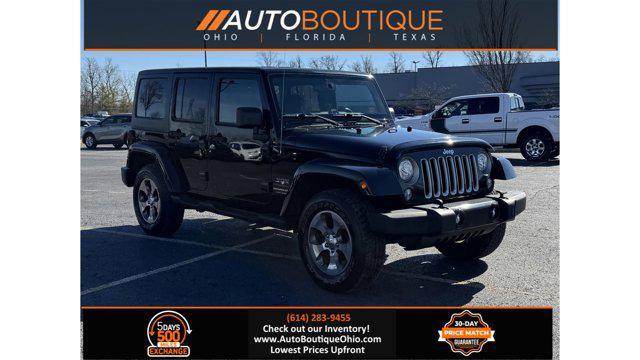 used 2018 Jeep Wrangler JK Unlimited car, priced at $22,500