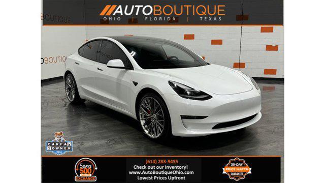 used 2022 Tesla Model 3 car, priced at $29,100