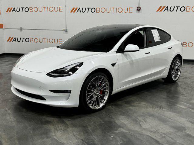 used 2022 Tesla Model 3 car, priced at $29,100